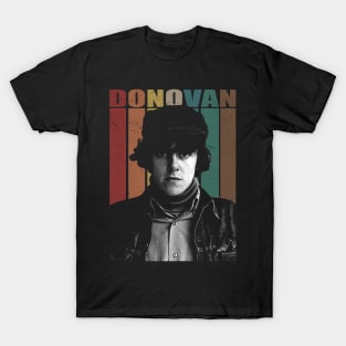 Psychedelic Folk Rocker Donovans Musical Journey Tee T-Shirt